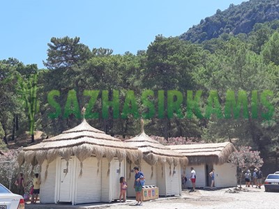 Uzakdoğu Kirpi Kamış Çatı Kaplama